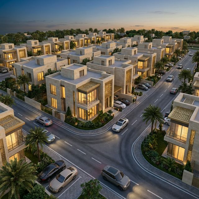 تصميم مجمع فلل سكني 3D